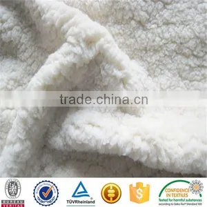 Sherpa for Gloves Sherpa Fleece Bonding With Suede Fabric thumbnail-1