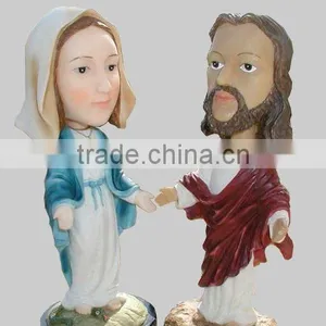 Polyresin Bobble Head,resin Religious Bobble Head Doll thumbnail-1
