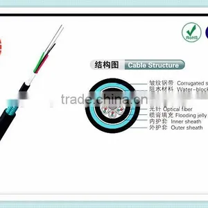 2015 Hot Sell 2 Core/ 216 Core SM or MM Fiber Optics Cable -GYTY53 thumbnail-1