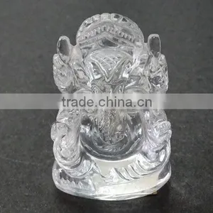 Crystal Quartz Ganesha : Wholesaler Manufacturer thumbnail-1