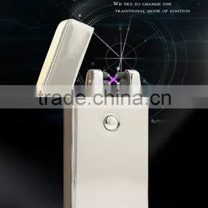 2016 Hot Sell Usb Rechargeable Double Arc Lighter Flameless Cigarette Lighter thumbnail-3