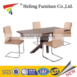 Hot Sale Modern Wood Dining Table With Dining Chair thumbnail-1