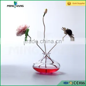 Round Shap Reed Decorative Diffuser Glass Bottles With Cork thumbnail-1