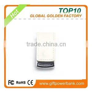 China Usb Manufacture Metal Leather Usb Flash Drive thumbnail-4
