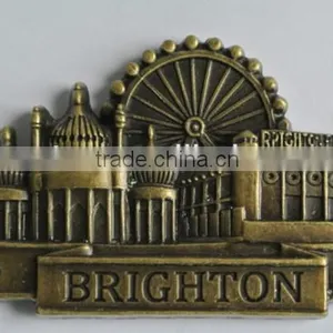 the Newest "OLD Building " Metal Fridge Magnet thumbnail-1