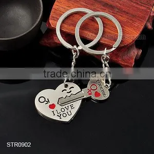 In Stock Hot Couple Key Chain "I Love You" Heart Arrow Key Chain thumbnail-1