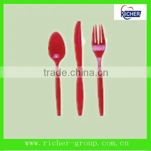 Biodegradable Disposable Eco-friendly Disposable Plastic Spoon and Fork:XYFS-02 China Manufacturer thumbnail-1