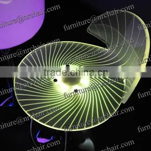 Spyra Modern Led Table and Bar Stools Acrylic Furniture thumbnail-4