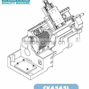 CNC Lathe Frame CK4545L thumbnail-3