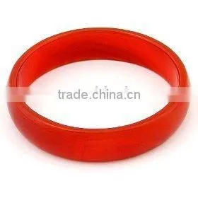 60mmmm Red Agate Gemstone Bangle Bracelet thumbnail-1
