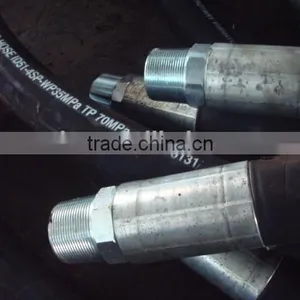 SAE100 4SH 4SP Hydraulic Rubber Hose Assembly thumbnail-1