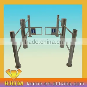Automatic Pedestrian Access Control Half Height Swing Door Gate Turnstile Gate Control Remote thumbnail-1