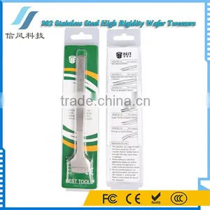 BEST-91-6T SA 302 Stainless Steel High Rigidity Wafer Tweezers Best Tweezers thumbnail-1