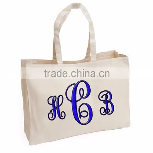 Wholesale Boutique Easter Basket Monogrammable Canvas Shipping Bags thumbnail-4