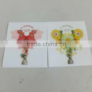Lenticular Label, PVC 3D Lenticular Adhesive, Wine Bottle Label thumbnail-1