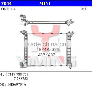 Auto Radiator for Mini Cooper One 1.4 OEM 17117788753 thumbnail-1