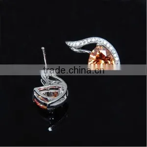 Fashion CZ Artificial Bridal Jewellery Set /Bridal Jewelry Set /18K Gold Jewelry Set thumbnail-5