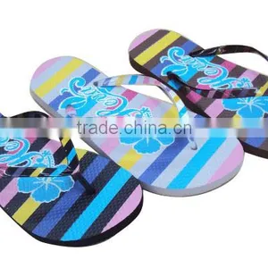 Stripe Women Eva Beach Flip Flops for 2015 Summer thumbnail-1