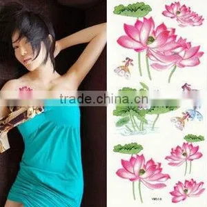 Lotus Shape Body Tatoo Stickers thumbnail-1