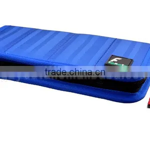 Japstyle Wallet JDM Version Racing Seat Fabric and Leather Wallet for Racing JDM Racing Wallet Blue thumbnail-6