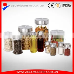 Most Popular 11pc Food Candy Spices Seasoning Food Glass Storage Jar Set thumbnail-1