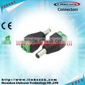 DC Power Male Jack Plug Adapter Connector for CCTV Camera BNC Balun thumbnail-1