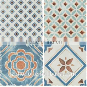 2016 C07 Blue and Red Color 30x30 Wall Tiles Itlian Design for Sale Semi-polish thumbnail-1