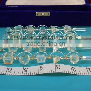 CRYSTAL SPINNING PLATONIC SOLIDS HEALING STICK thumbnail-2
