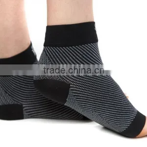 Plantar Fasciitis Socks Premium Ankle Support Unisex Black Sock thumbnail-1