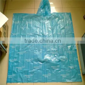 Blue Rain Poncho/pe Blue Rain Poncho/transparent pe Rain Poncho thumbnail-1