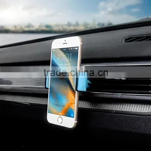 New Arrival Fashion Design One Hand Operation Portable Vent Mount Cell Phone Holder for 3.5-6 Inch Smart Phone thumbnail-5