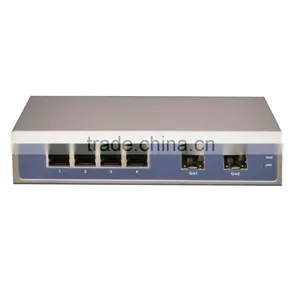 4 Port TX Fiber Switch With 2 Port SFP Support MM or SM Fiber thumbnail-2