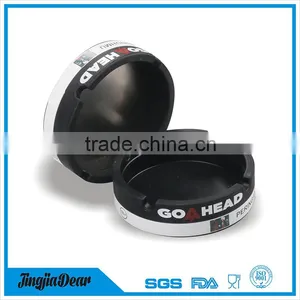 High Quality Round Silicone Ashtray , Personalized Silicone Pocket Ashtray thumbnail-5