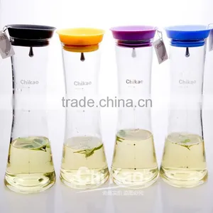 Eco-friendly Borosilicate Blown Glass Water Bottle thumbnail-1