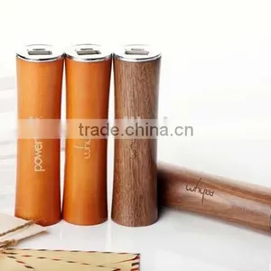 New Design Charger Mobile Accessories Wood Power Bank 2600mah thumbnail-1