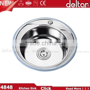 Double Bowl Kitchen Sink With Drainboard, One Piece Kitchen Sink and Countertop, Cheap Price Philippines Kitchen Sink 201 thumbnail-1