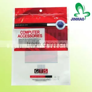 Zipper Clear Plastic Customized Printed Opp Header Bag thumbnail-1