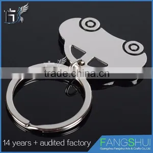 Latest Design Low Moq Metal Trolley Coin Keychain China Wholesale thumbnail-3