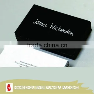 China Bottom Price Cheap Black Business Cards With Silver Foil thumbnail-1
