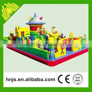 Middle East Amusement Park Rides Inflatable Castle Slide for Kids thumbnail-1
