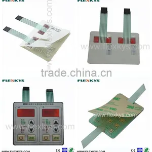 Poly Dome LED Integrated Membrane Switch With Multi Circuits and Leads thumbnail-5