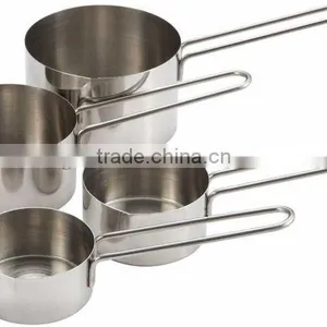 4 Pcs Set 60ml80ml125ml250ml Stainless Steel Measuring Cup thumbnail-2