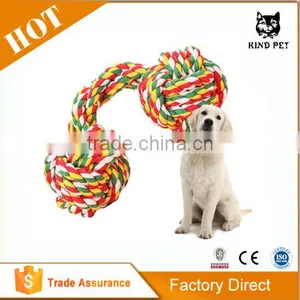 Pet Puppy Chew Toys Rope Ball thumbnail-6