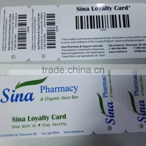 Member Loyalty Plastic Combo Cards With Varied Sequencial Barcode thumbnail-3