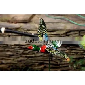 Set of 2 Multi Colored Bird Stake thumbnail-1