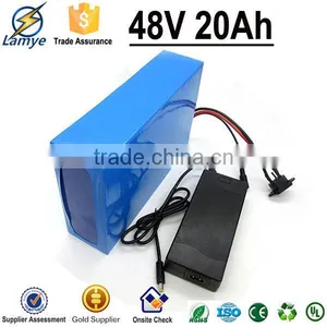 Rechargeable OEM Portable 12v Battery Pack Electric Bike 48v Li-ion Battery Pack With 3.7V 18650 9P13S Cell BMS thumbnail-3