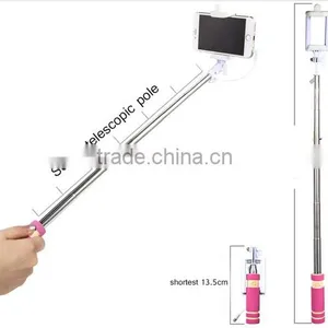 Promotion Cheap Stainless Steel Mini Selfie Stick Monopod thumbnail-5