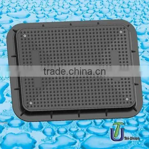 644*494-60 SMC Manhole Cover With Lockable Bolt Set B125 Rectangle Manhole Cover /composite Manhole Cover thumbnail-1