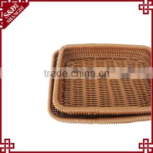 Durable & Washable Bathroom Strong Rattan Basket Storage for Home or Hotel thumbnail-4