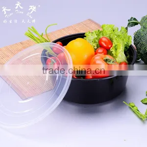 High Quality Plastic Round Microware Food Container With Lids thumbnail-2